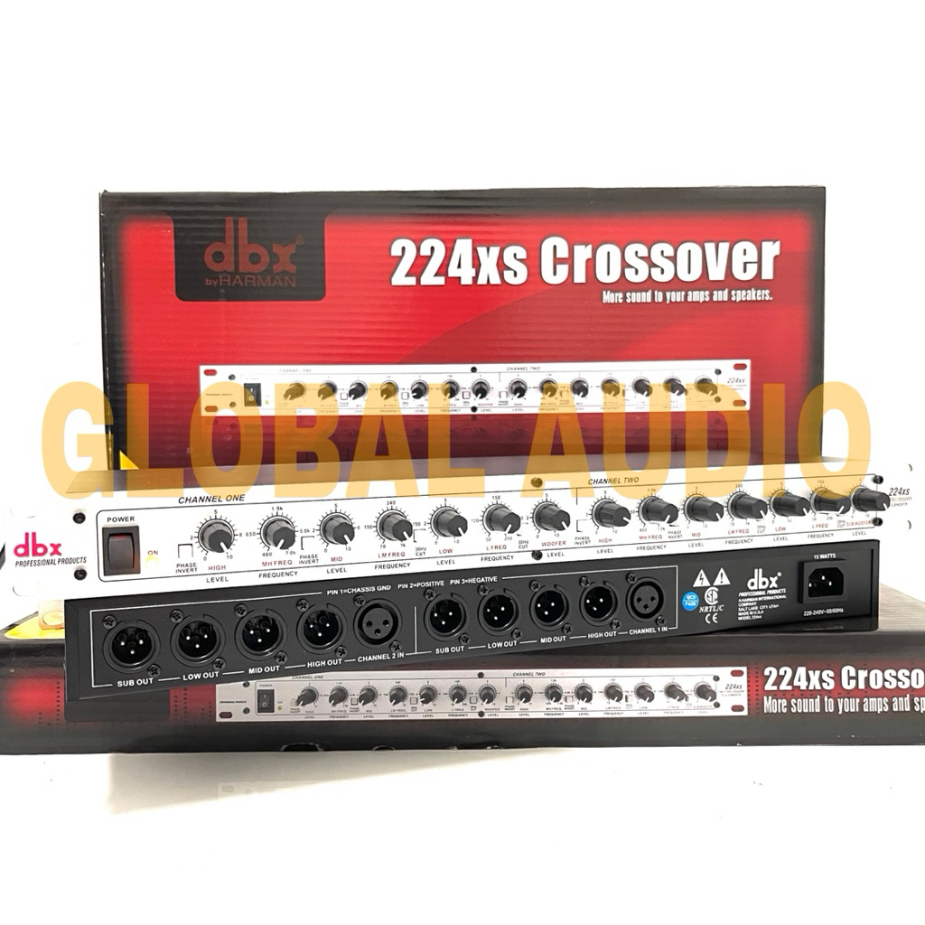 Crossover DBX 224XS + Sub 4 way dbx224xs crossover 224 Xs Bagus Murah Bestseller ( Bisa COD )