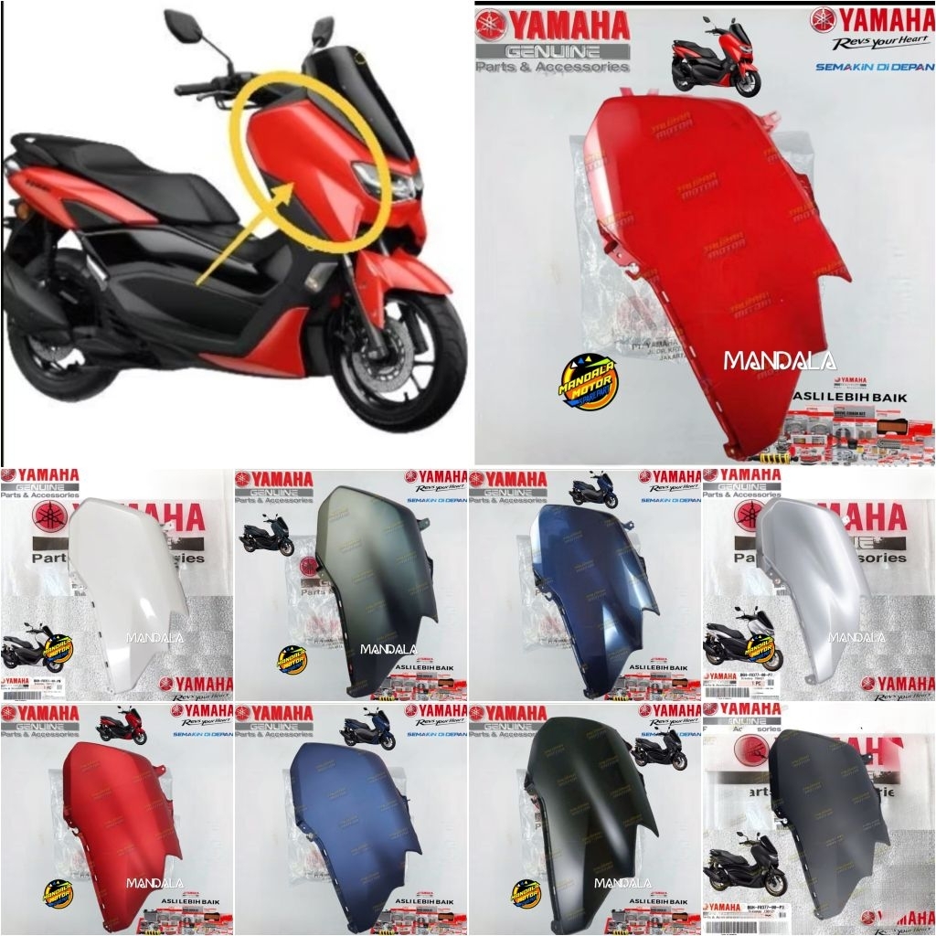 Body Cowling Sayap depan NEW NMAX 155 kanan kiri SEBELAH B6H-F8351-00 B6H-F8377-00 ORIGINAL YAMAHA