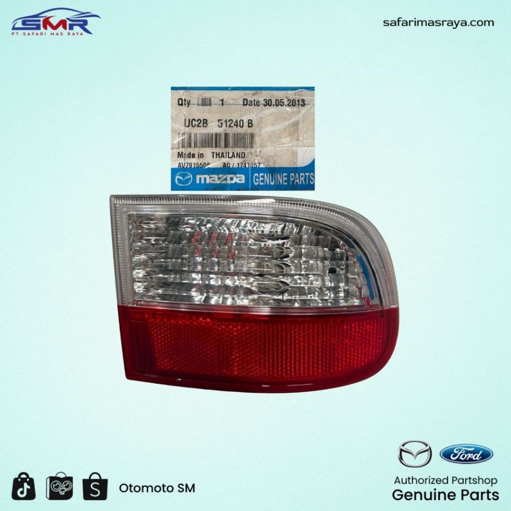 Lampu Bumper Belakang Kanan Mazda BT50 Pro 2.2 Original UC2B51240B