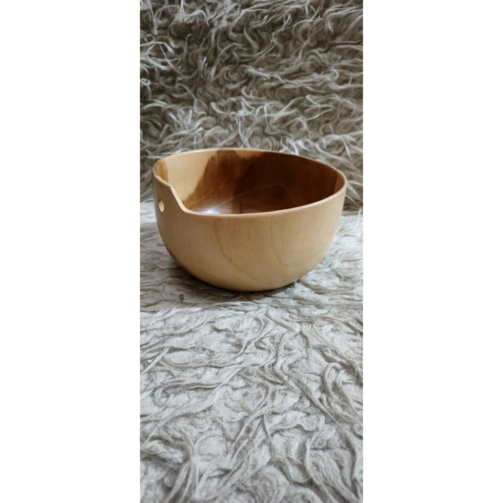 mangkok kayu brand DEKAYU 15 cm