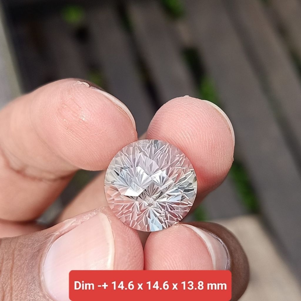 batu kecubung air Kalimantan cutting manual excellence