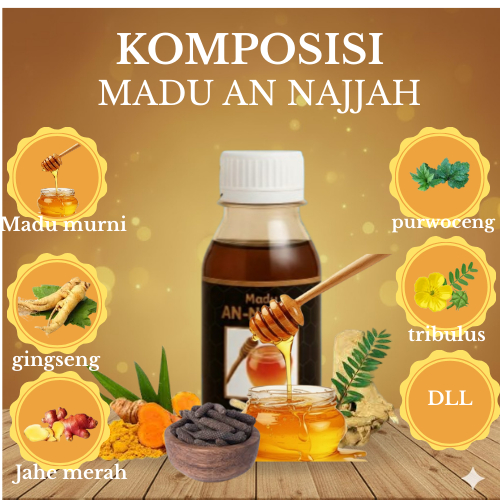 MADU AN NAJJAH Madu Vitalitas Pria Madu An Najjah Membantu Memelihara Stamina Tubuh Asli Original