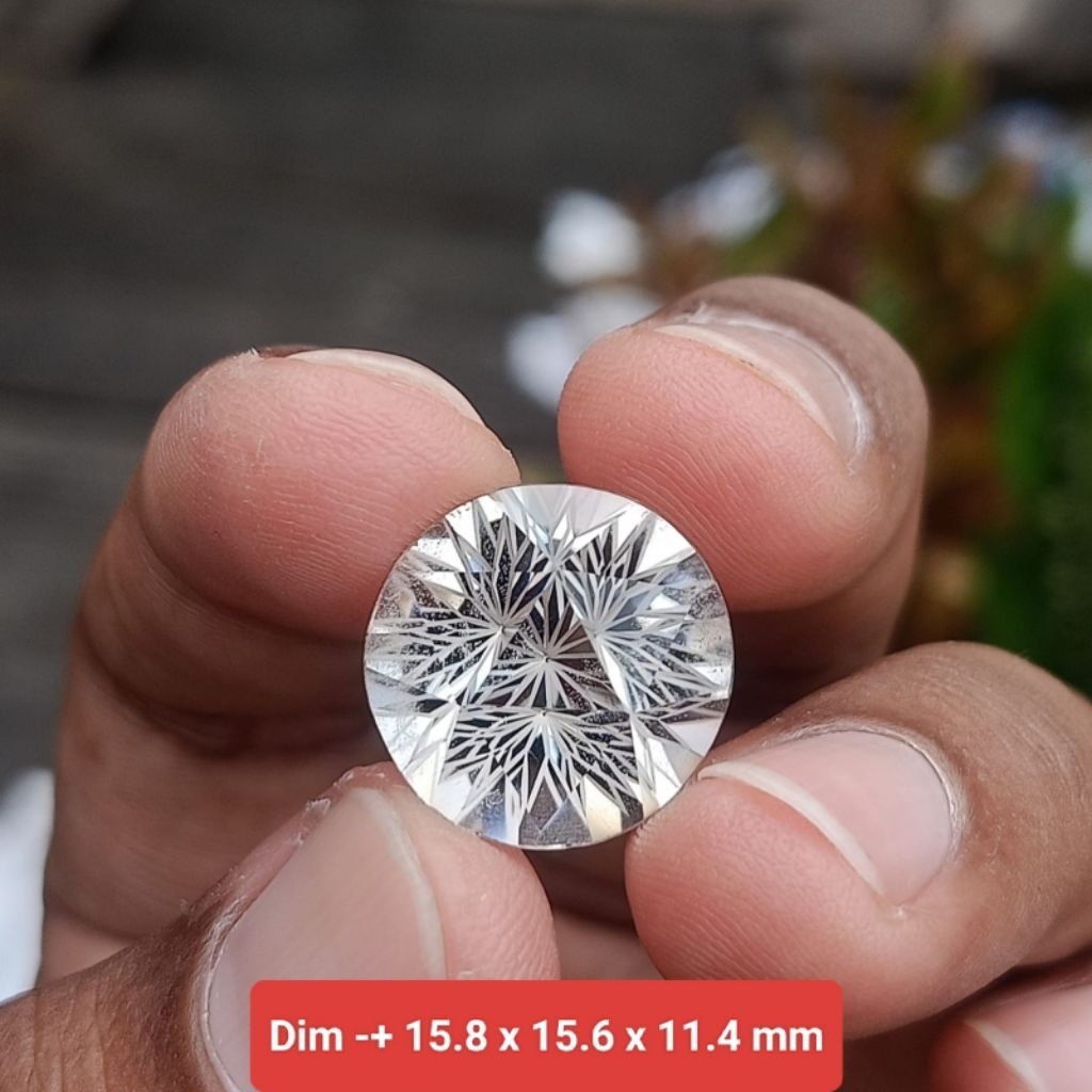batu kecubung air Kalimantan cutting manual custom