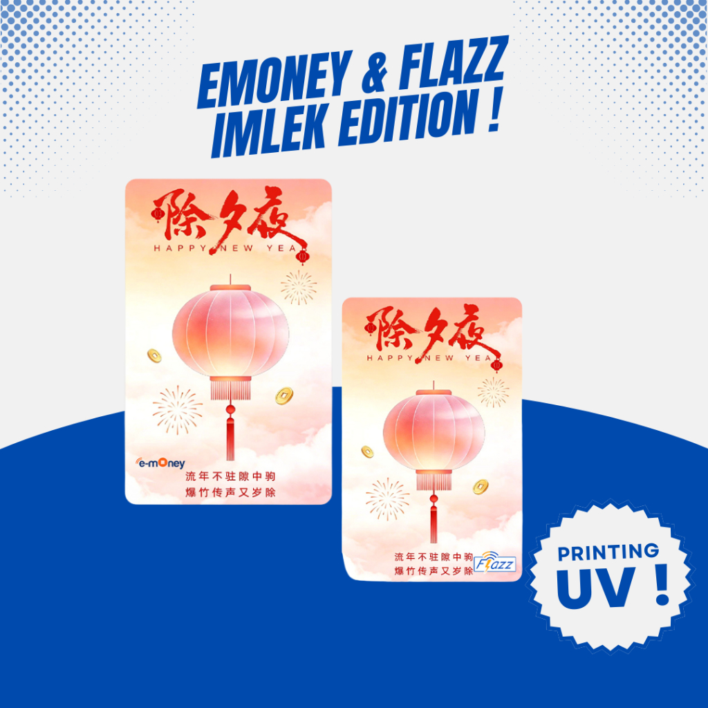Kartu Flazz Lampion Edisi Chinese New Year Imlek 2026 Emoney Etoll Mandiri BCA Gen 2 Support NFC