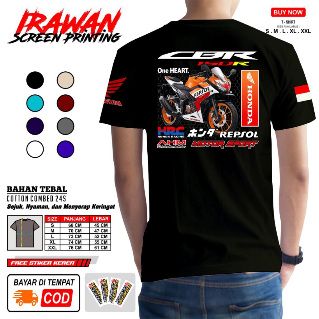 KAOS HONDA CBR 150R BSR HRC