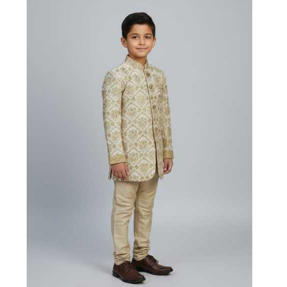 Setelan Baju Anak Laki-Laki India Kurta / Vest