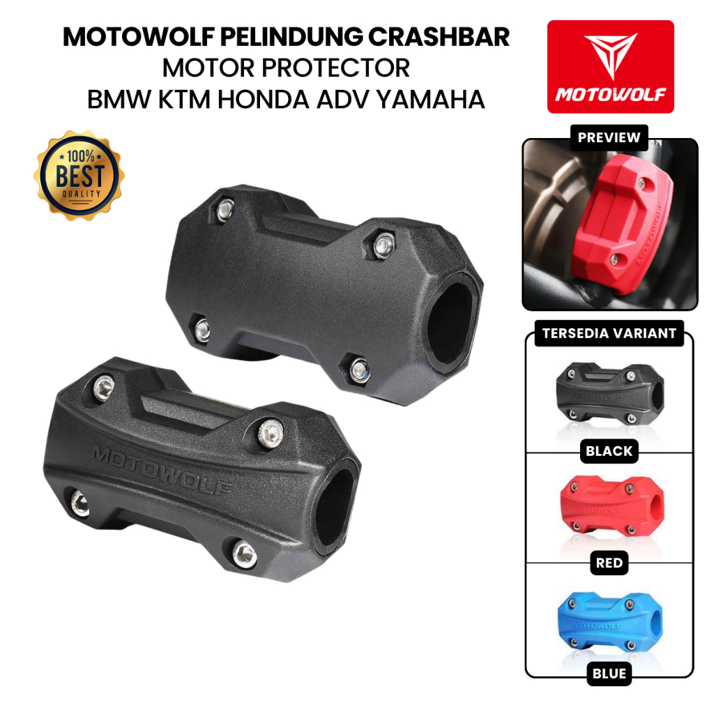 Motowolf Pelindung Crashbar Motor Protector Honda ADV AGNA M15
