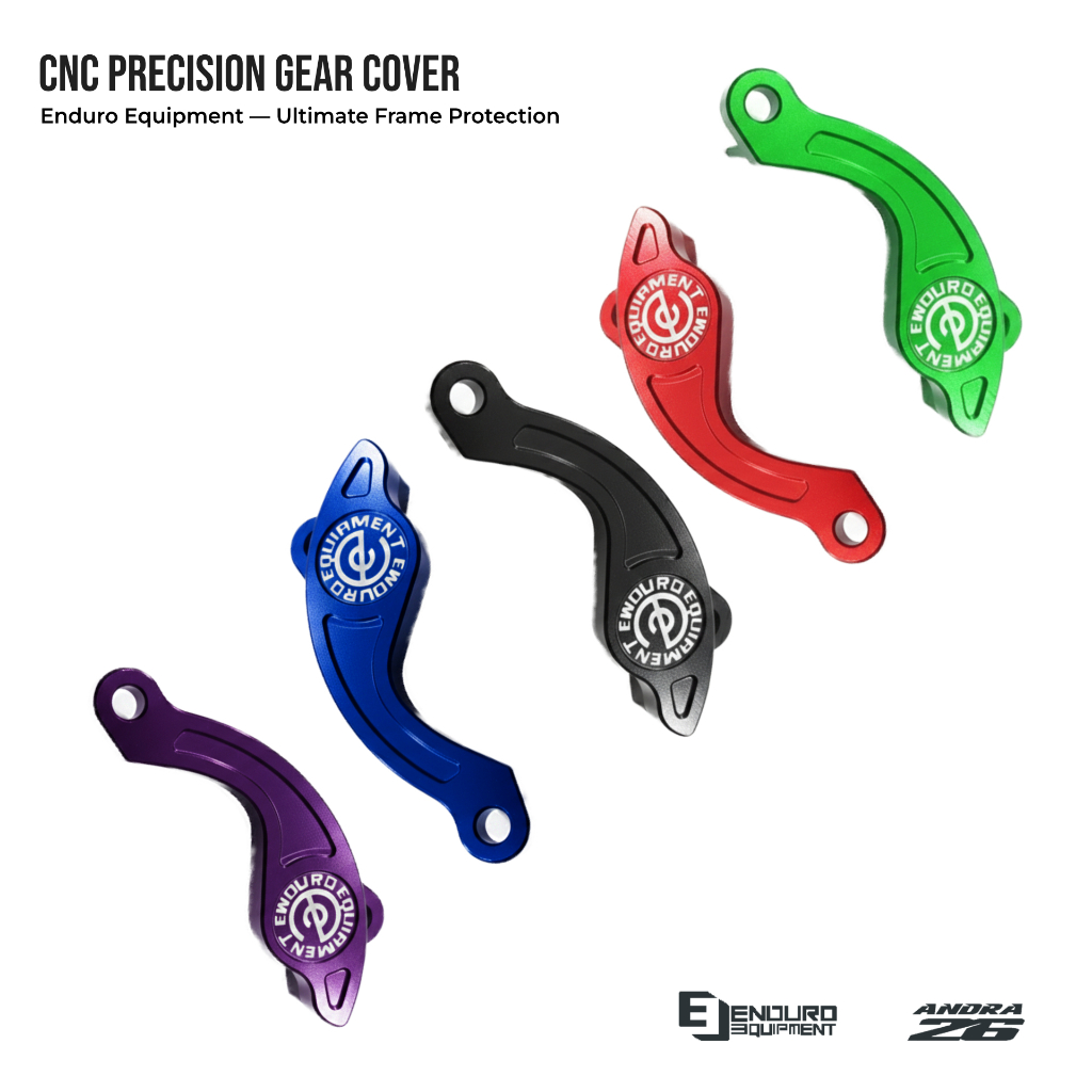 Cover GIR Depan CNC Enduro Equipment KLX 140 RF Original - Tutup Gir Depan KLX 140