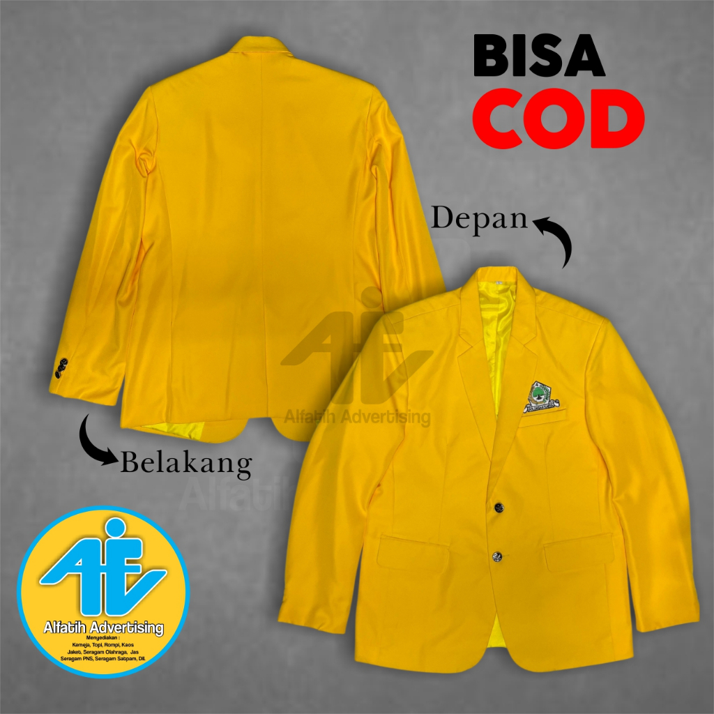 Jas Partai GOKAR / Jas Partai Golongan Karya Bahan Chievo