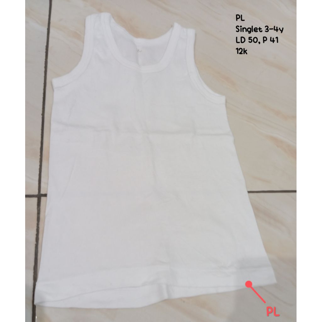 Singlet preloved anak 3-6tahun