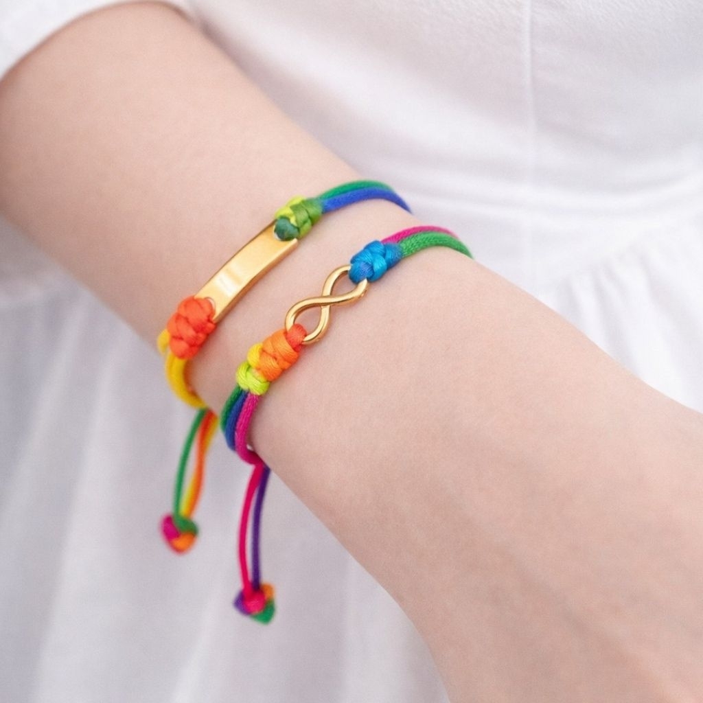 Gelang Tali Fashion Rainbow Mainan Emas Berat Ringan - Toko Emas Gadjah