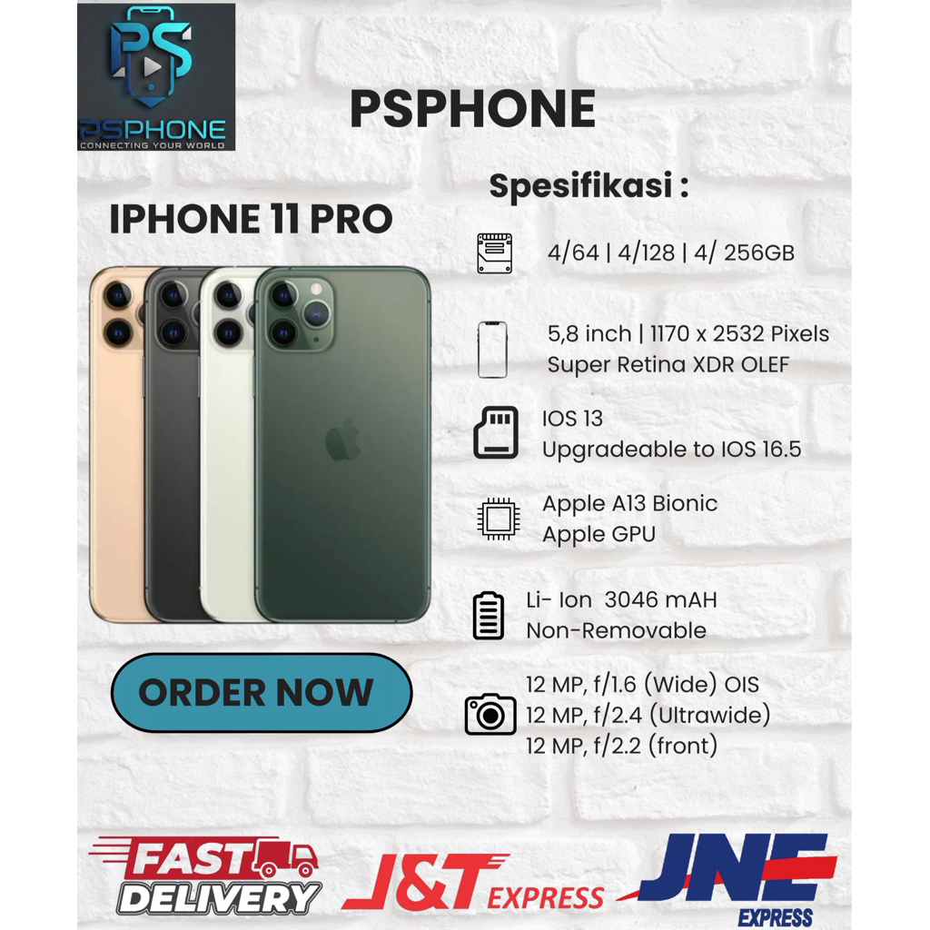 iPhone 11pro 64GB|256GB GARANSI INTERNASIONAL