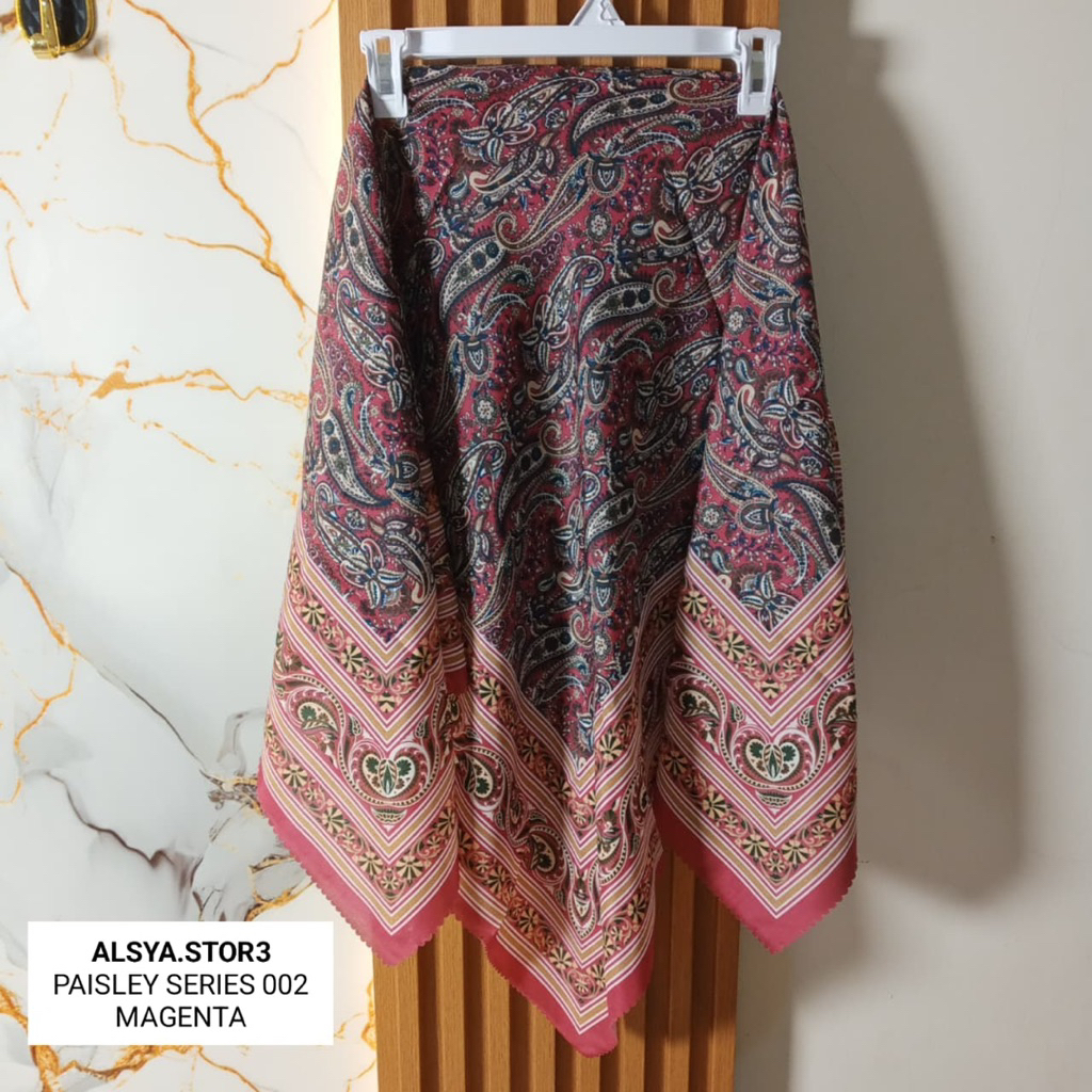 Hijab Segi Empat motif Turki/Jilbab Segi Empat Motif Turki/Kerudung Segi Empat Motif Turki