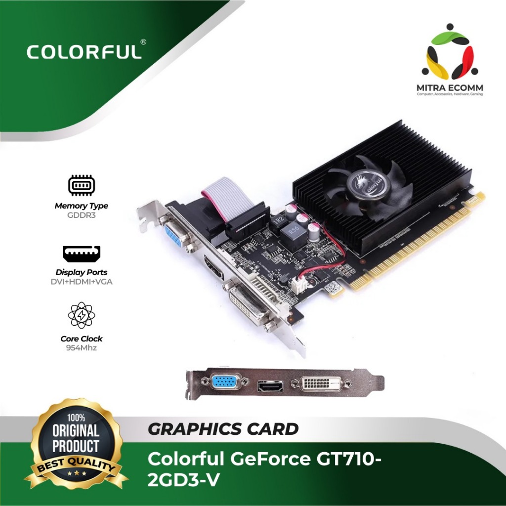 VGA COLORFUL GT710 2GB / VGA GT 710 2GD3-V