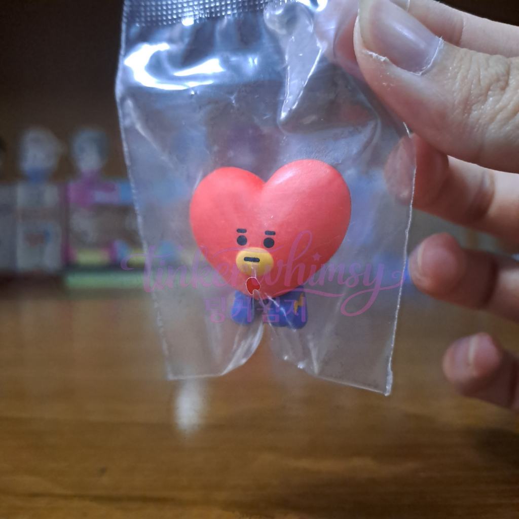 BTS V BT21 TATA HUGCOT MASCOT CABLE BITES BITE PROTECTOR OFFICIAL JAPAN GACHA GASHAPON RARE JAPAN