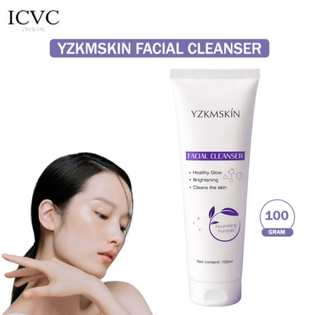 YZKMSKIN Sabun Cuci Muka  Cleanser untuk Kulit Tampak Cerah & Bersih