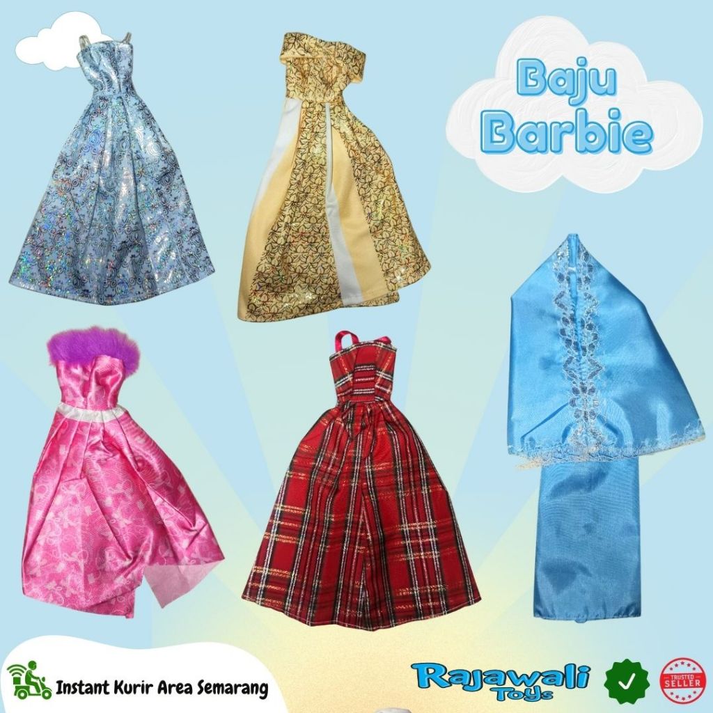 BAJU BARBIE / BAJU / MAINAN ANAK