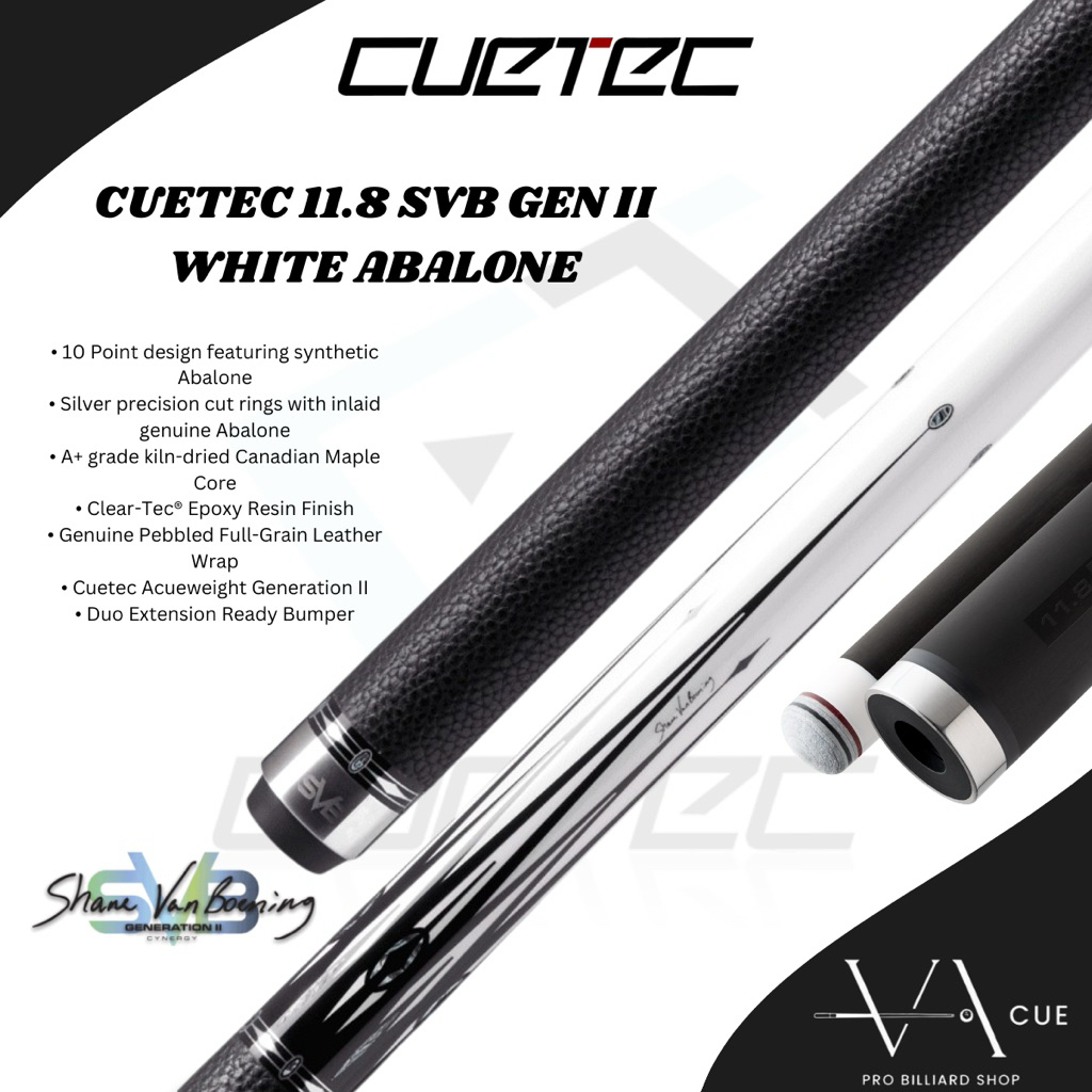 CUETEC 11.8 SVB GEN II WHITE ABALONE
