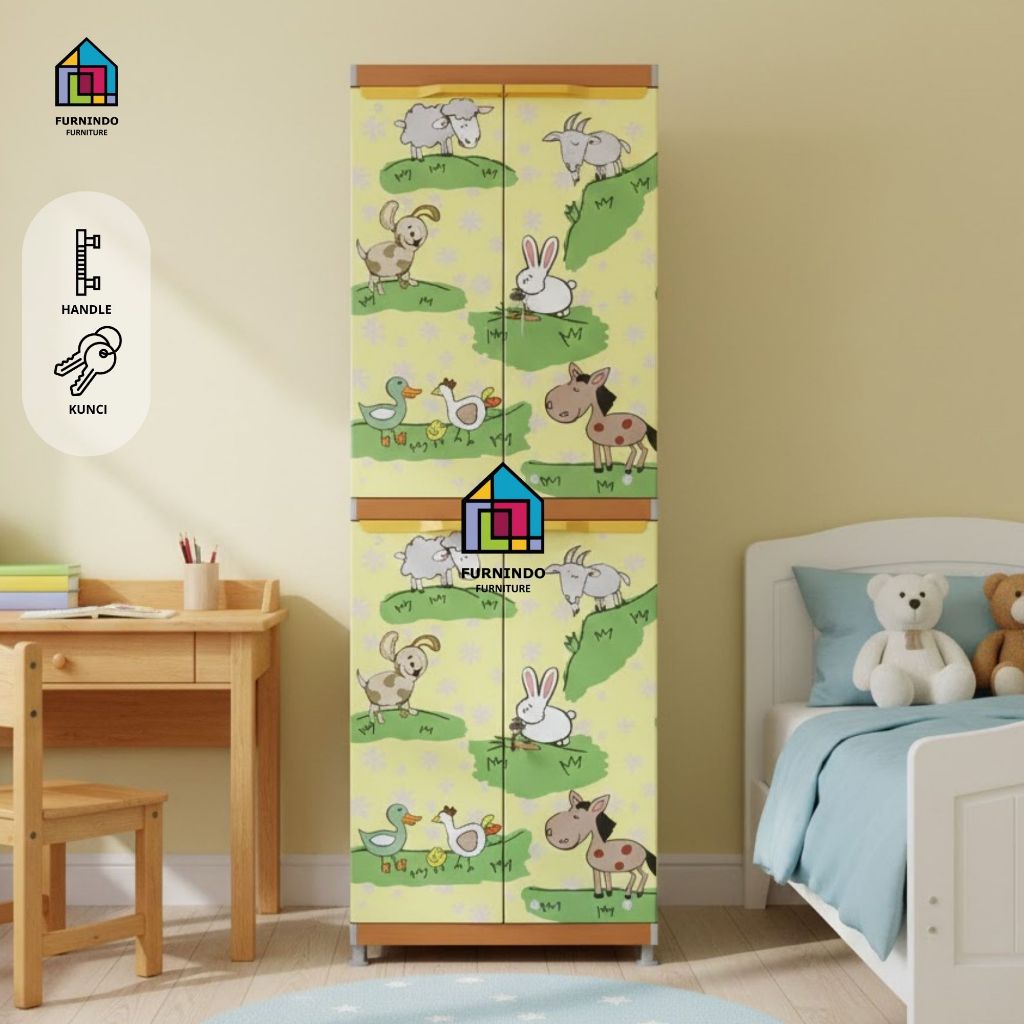 LEMARI PLASTIK MIAMI KINARA