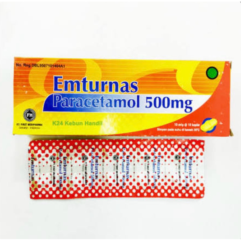 Emturnas Paracetamol 500mg 100tab/box