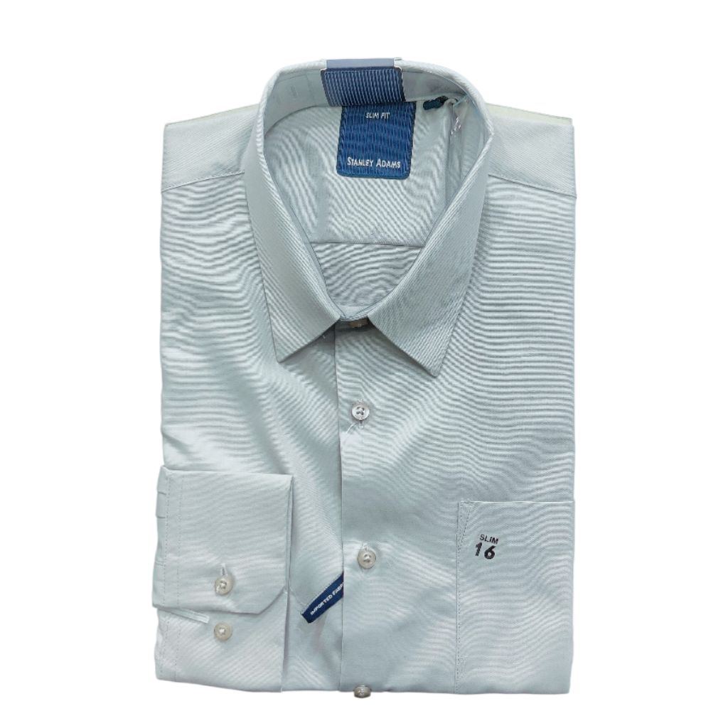 Kemeja Pria Stanley Adam Original Kerja Kantor Formal Lengan Panjang