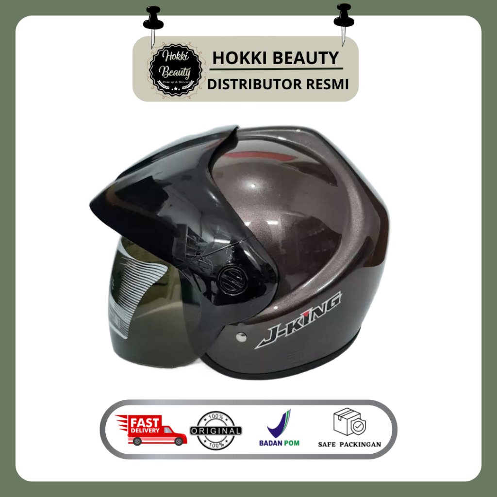 J-King HELM HBC kaca Riben