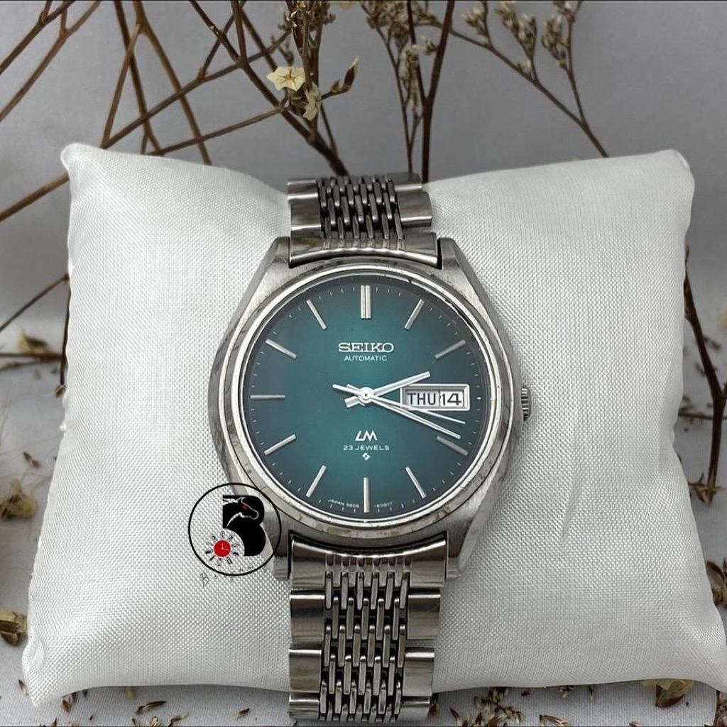 SEIKO LORD MATIC GREEN SUNBURST