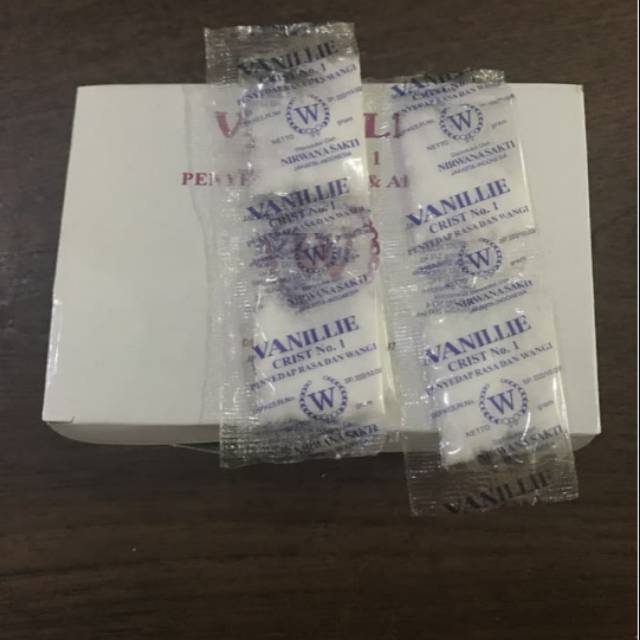 Vanili Sachet 2gr - Vanili Bubuk Wangi Spesial untuk Kue dan Makanan