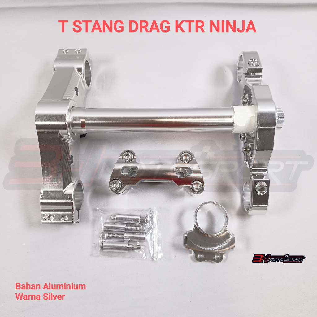 T STANG DRAG SEGITIGA STIR KTR NINJA SILVER