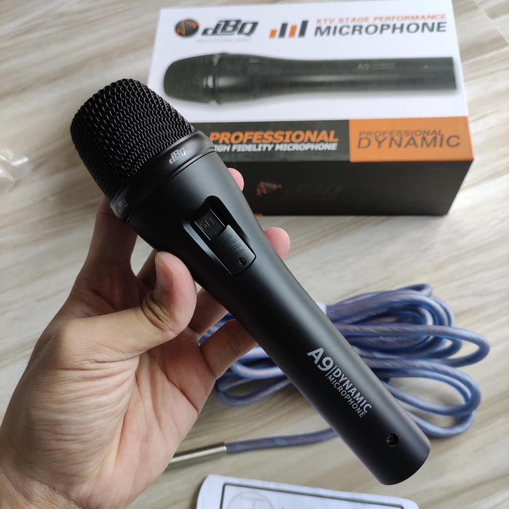 Microphone DBQ A9 Mic Dynamic DBQ A-9 A 9 Performance Vocal Microphone Acoustic Original Plus Switch