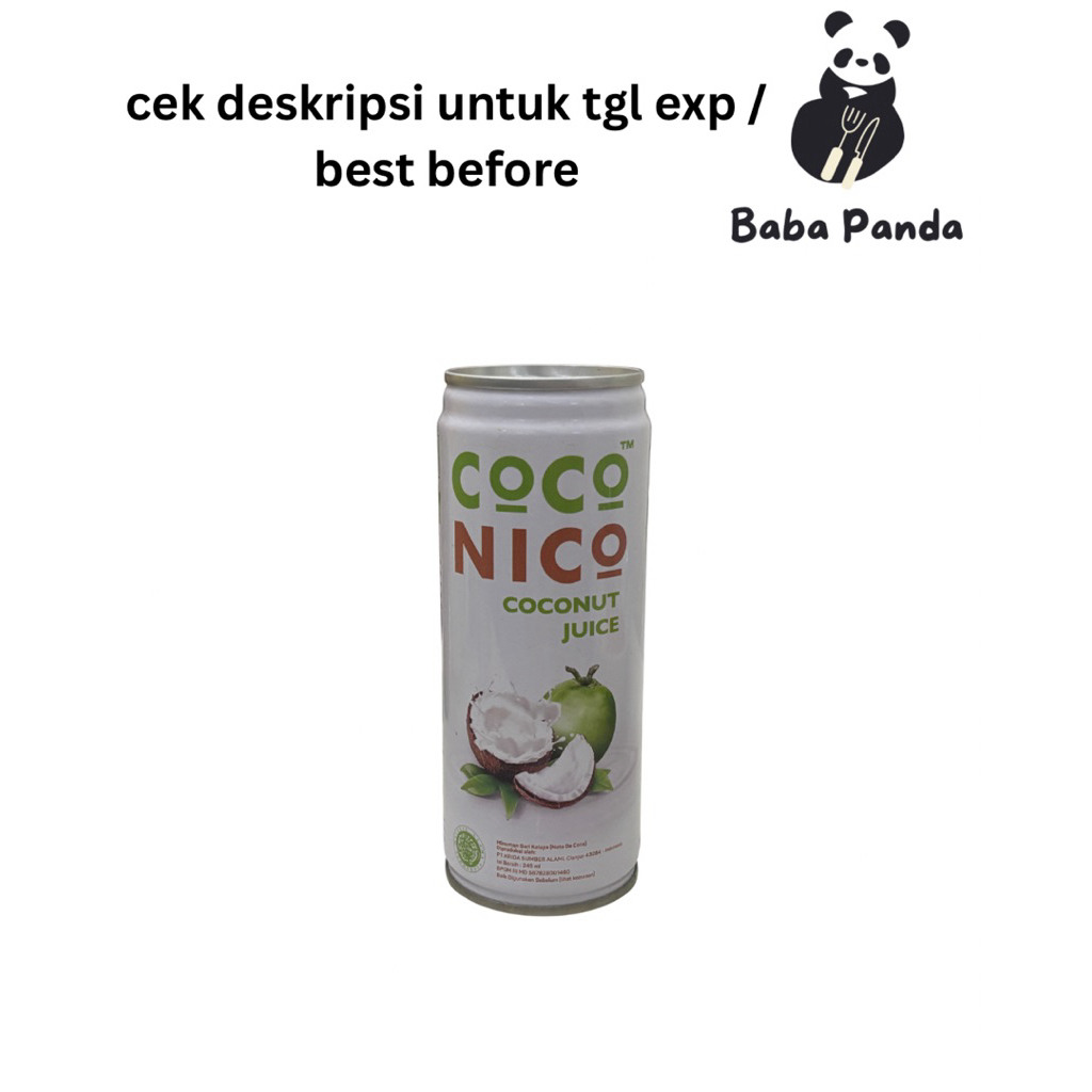 Coco Nico Coconut Juice 245ml – Minuman Air Kelapa