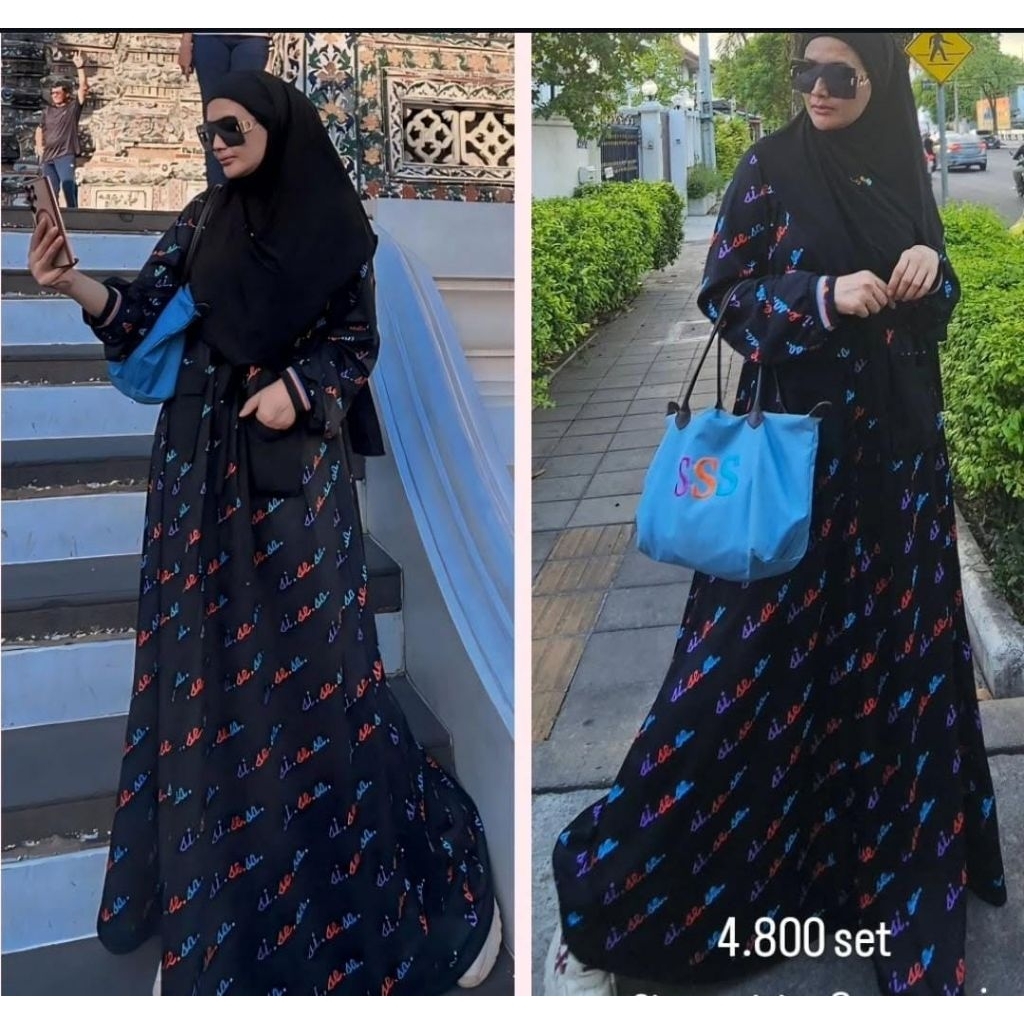 gamis sisesa set