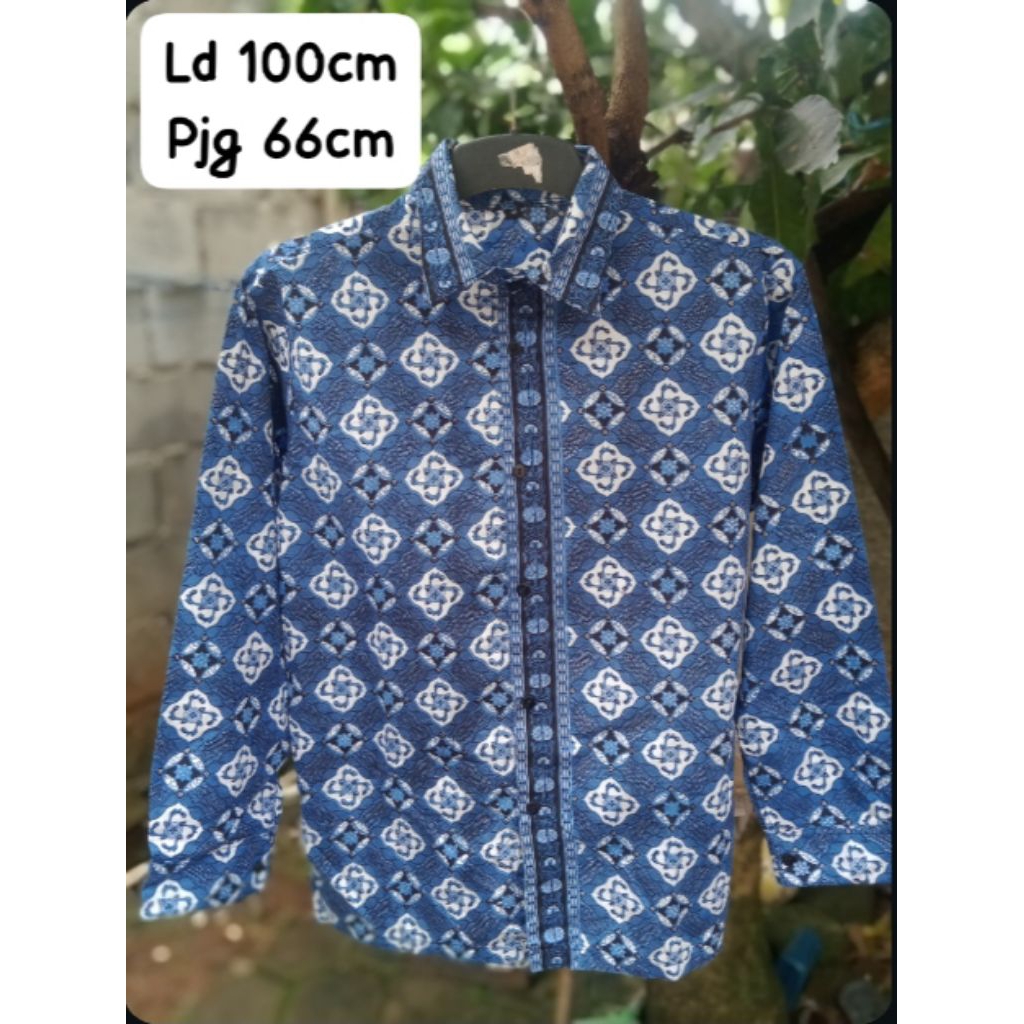 KEMEJA BATIK PRIA PRELOVED/BATIK PRIA PRELOVED
