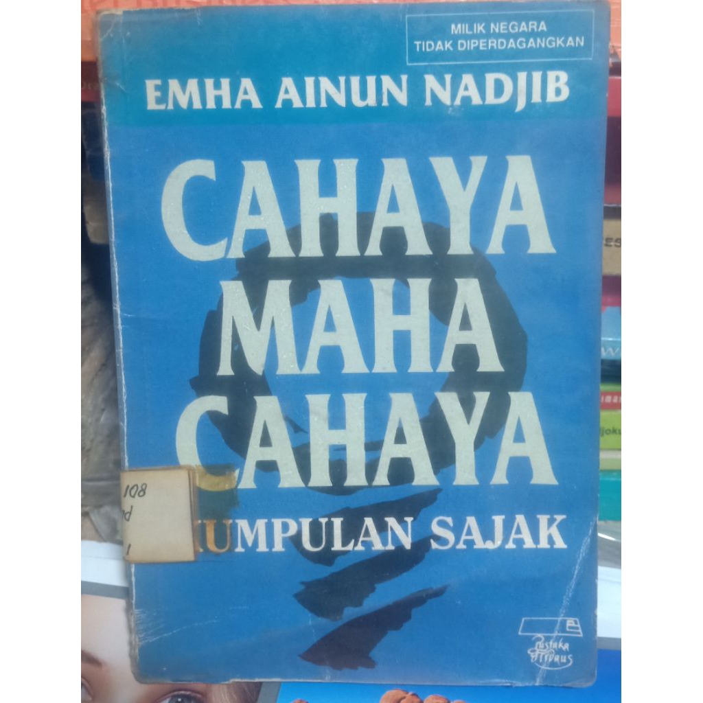 buku Cahaya Maha Cahaya Kumpulan Sajak