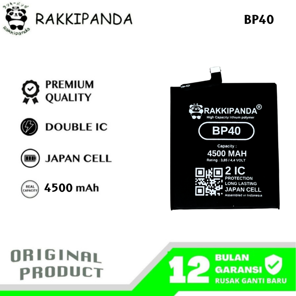 RakkiPanda - BP40 Redmi K20 Pro / MI 9T Pro Batre Batrai Baterai