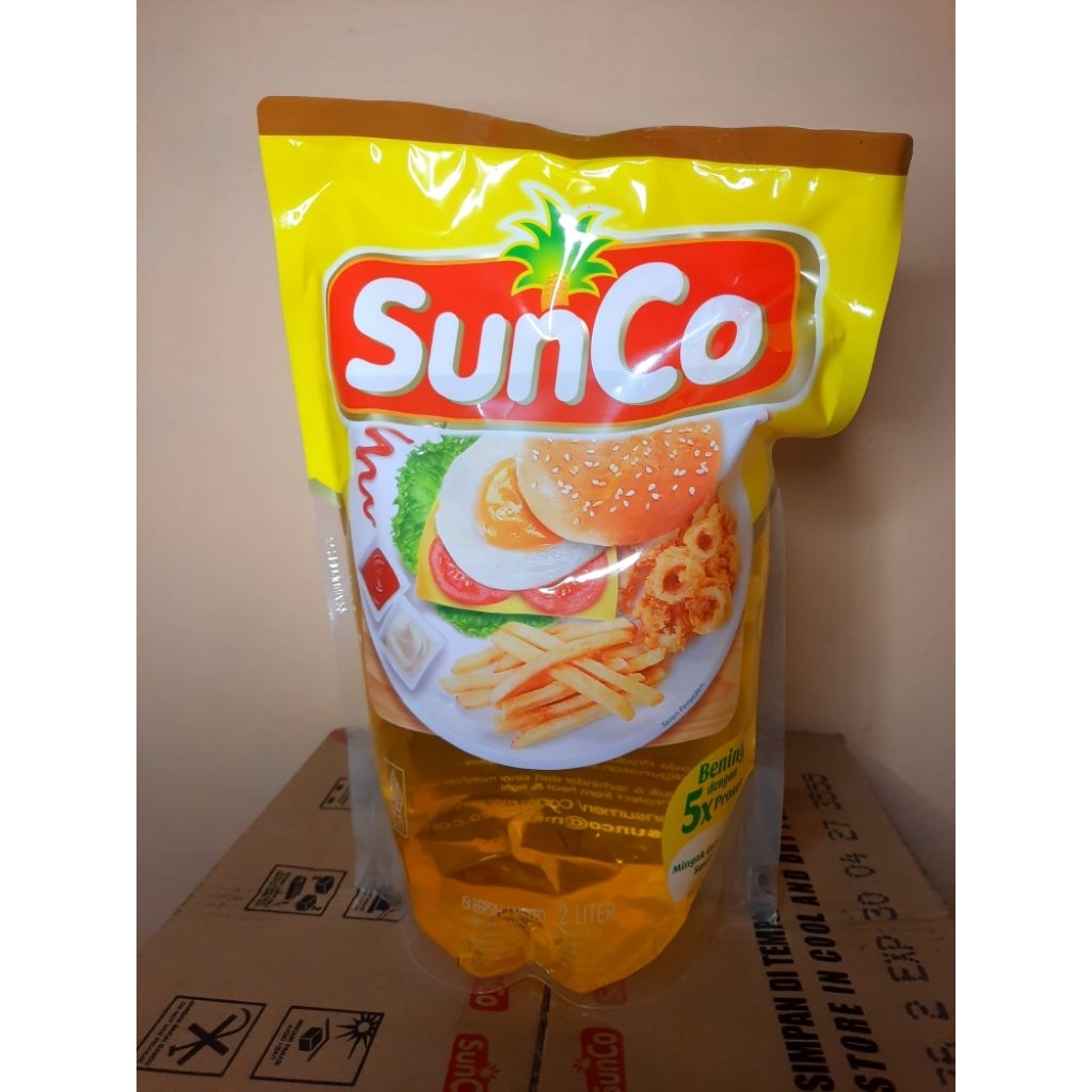 Minyak Goreng Sunco 1 Dos 2 Liter - Praktis dan Ekonomis