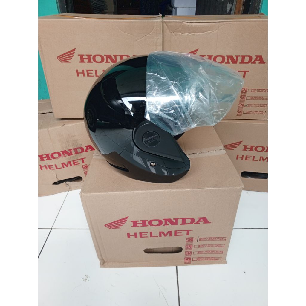 HELM SNI ORIGINAL HONDA BEAT SCOOPY PCX MODEL RETRO HMJ TRX PRIA WANITA  NON TOPI.