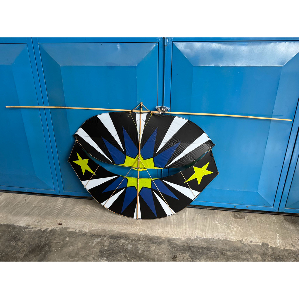 Layangan pegon ceper 100cm full motif siap terbang