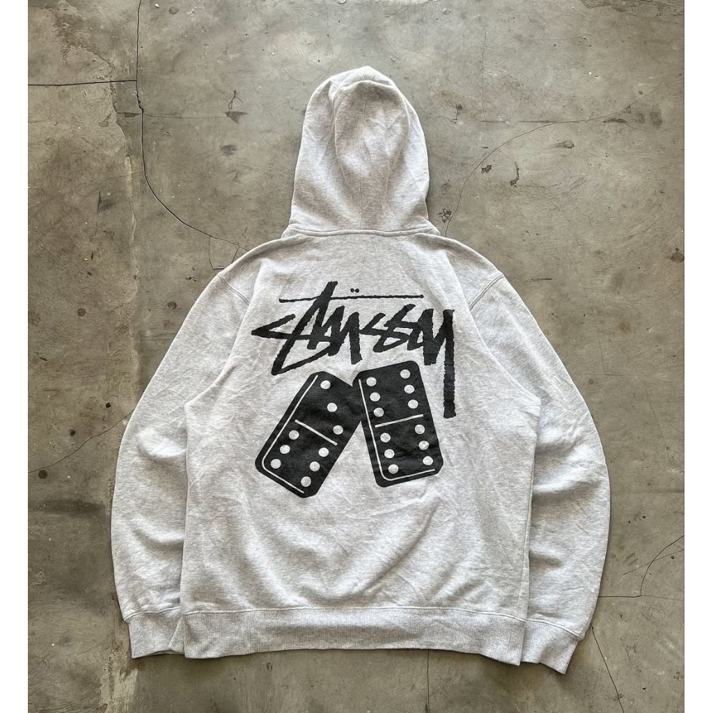 New Hoodie Abu Minsty Stussy dadu unisex fulk tag hoodie pria stussy