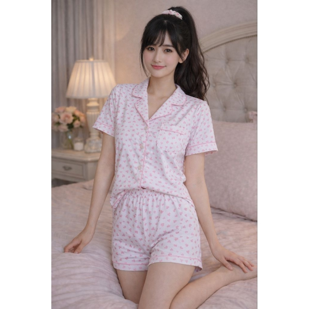 Piyama Laura Ashley lembut poll adem