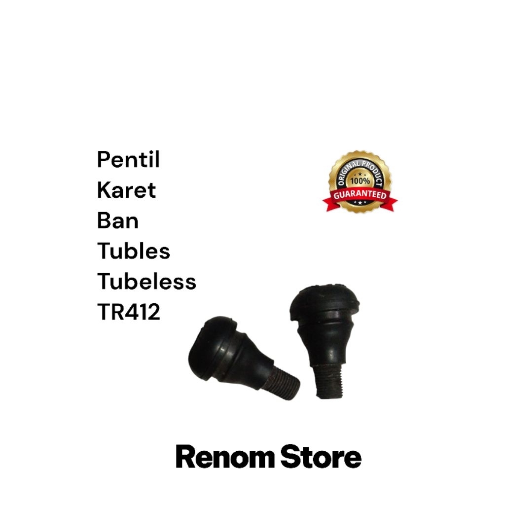 Pentil Karet Ban Tubles Tubeless TR412 (1 pcs)  Original
