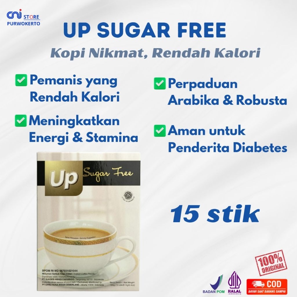 CNI Sugar Free Kopi Ginseng Aman Bagi Penderita Diabetes Kopi Rendah Kalori
