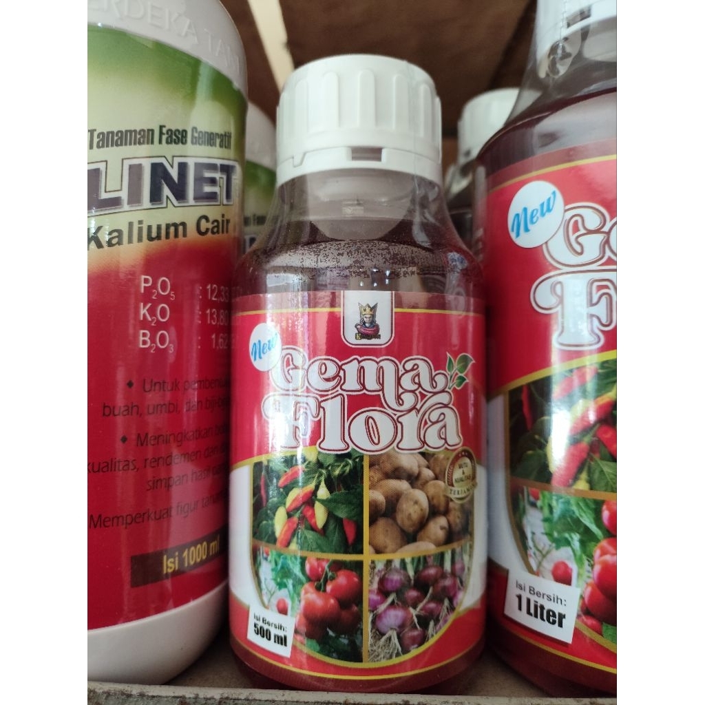 KALIUM GEMA FLORA NEW/ SUPER K 100% ORIGINAL MENINGKATKAN BUNGA DAN BUAH 500ml