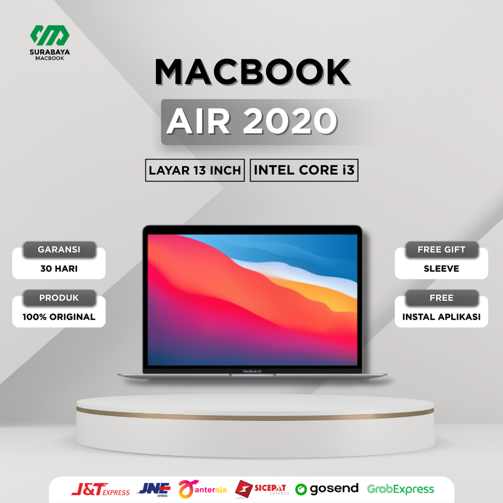 Macbook Air 13 inch 2020 | Ram 8GB - 16 GB | SSD 128, 256 & 512 GB Second