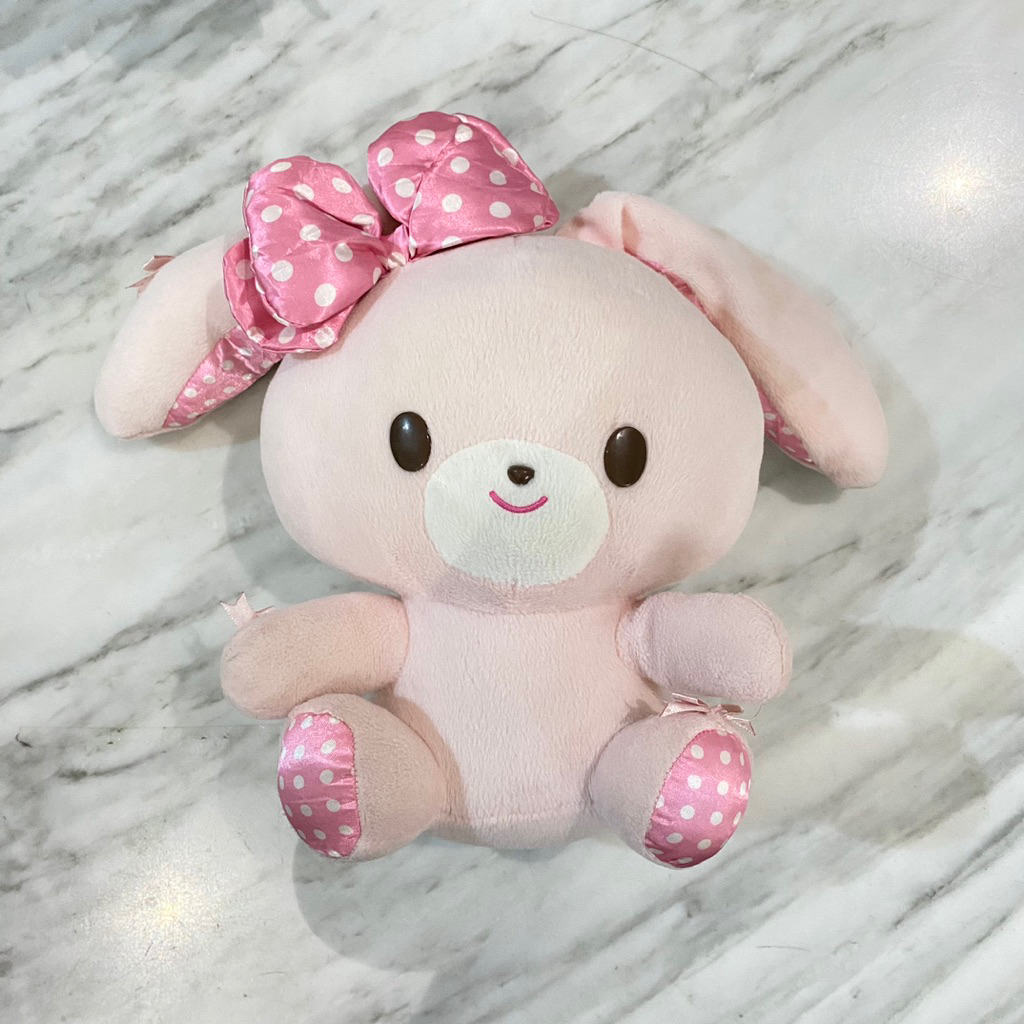 READY sanrio bonbonribbon boneka original plushies sanrio puroland plush (hello kitty sugar bunnies 
