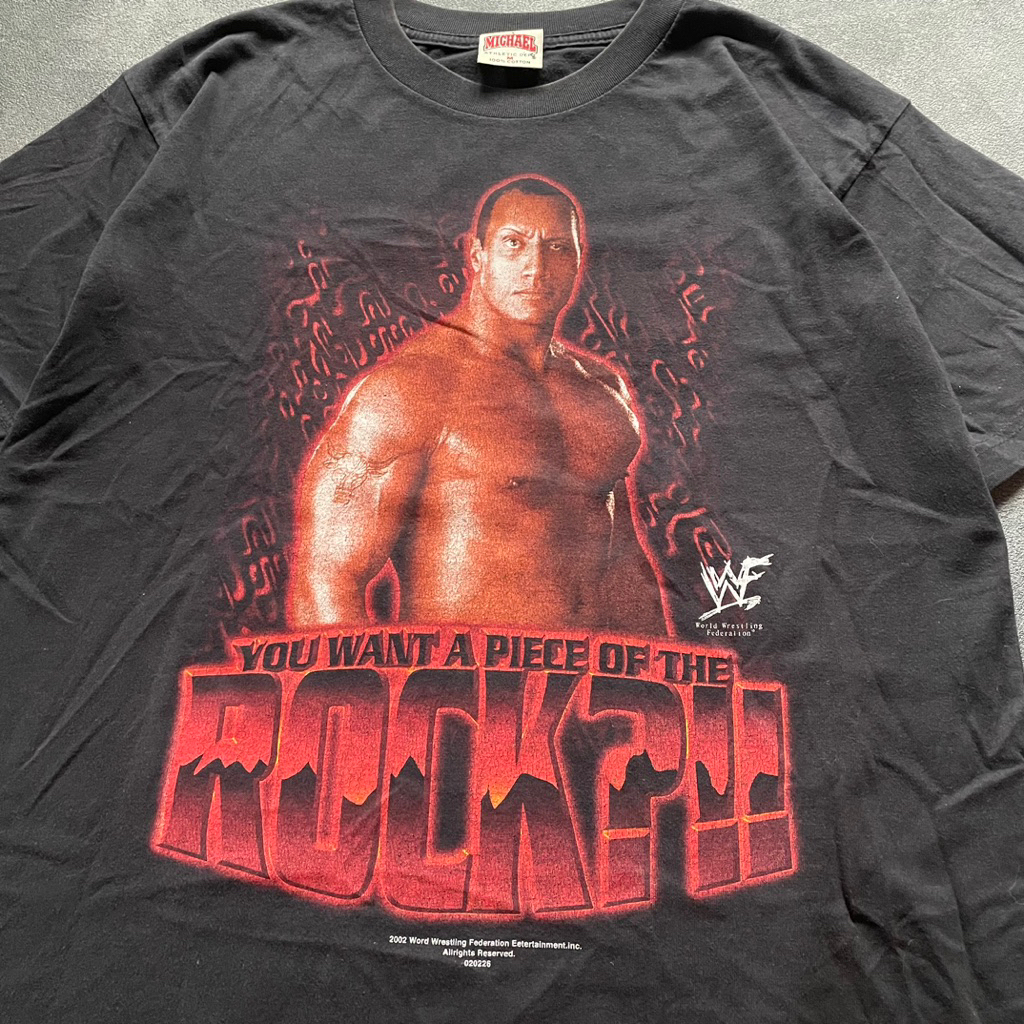 kaos smackdown baju WWE THE ROCK tshirt
