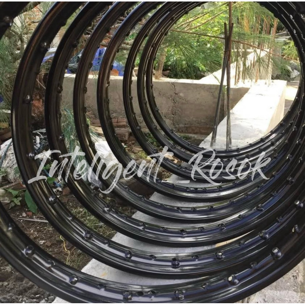Velg Pelek Rim Did hm Original Second Ring 18  Repaint Hitam Glossy