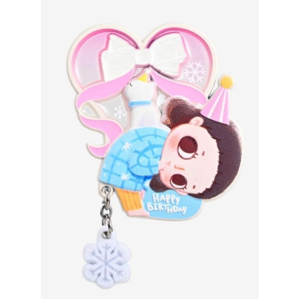 POP MART NYOTA BIRTHDAY BADGE