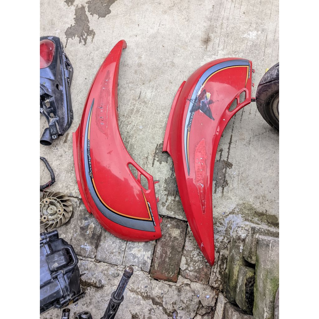 body belakang Scoopy karbu original