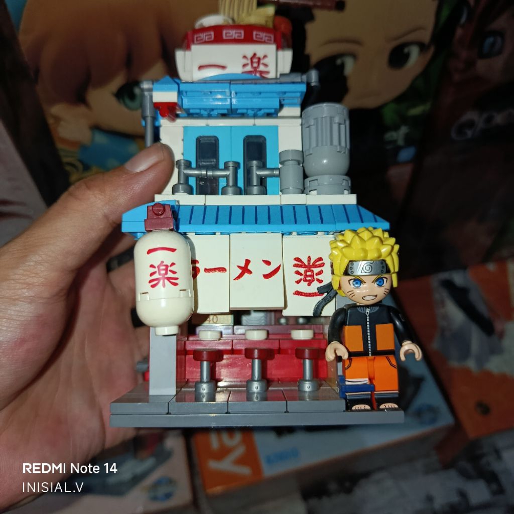 KEEPPLEY NARUTO ICHIRAKU RAMEN SERIES STREET FOOD (BIB) BRICK LEGO